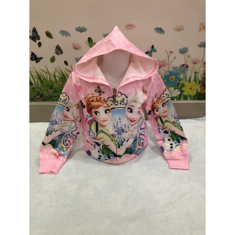jaket anak motif kartun lucu desain simple dan unik