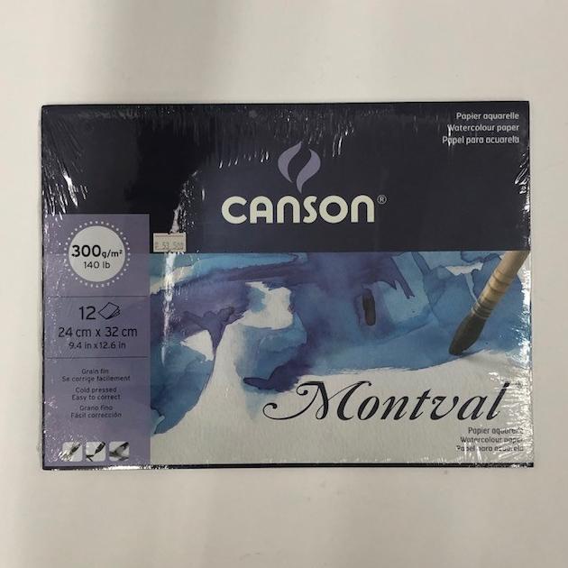 

Canson Montval Aquarelle A4 300G 140Lb