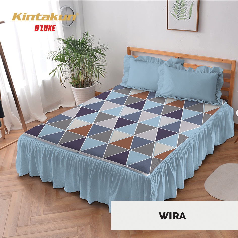 Sprei Rumbai Kintakun Deluxe Queen Ukuran 160x200 Motif Karakter Dewasa Minimalis Terbaru Terlaris