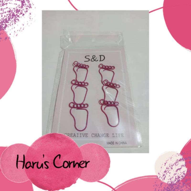 

Klip Kertas / Paperclip Bentuk Kaki