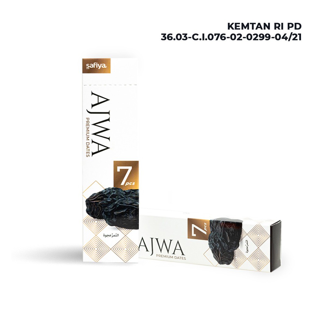 Kurma Ajwa 7 Butir | Kurma Nabi Premium Original Safiya