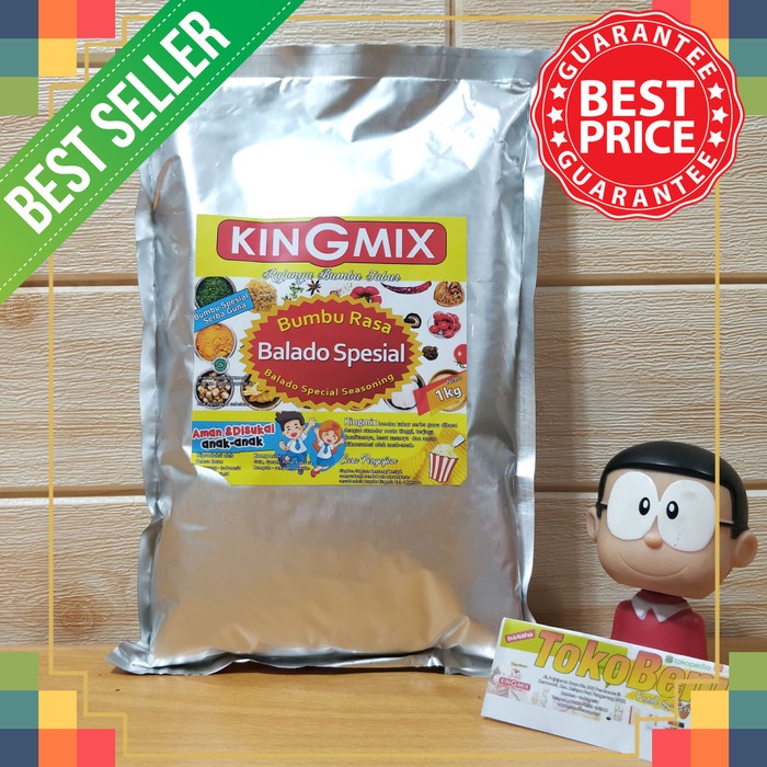 

Instan-Masak-Bumbu- Bumbu Tabur Rasa Balado Spesial Kingmix 1 Kg -Bumbu-Masak-Instan.