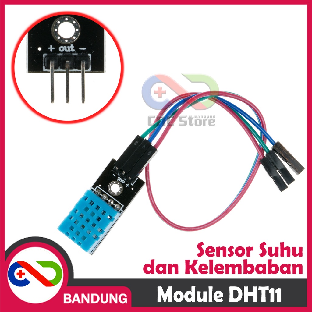 MODULE DHT11 SENSOR SUHU DAN KELEMBABAN HUMIDITY SENSOR