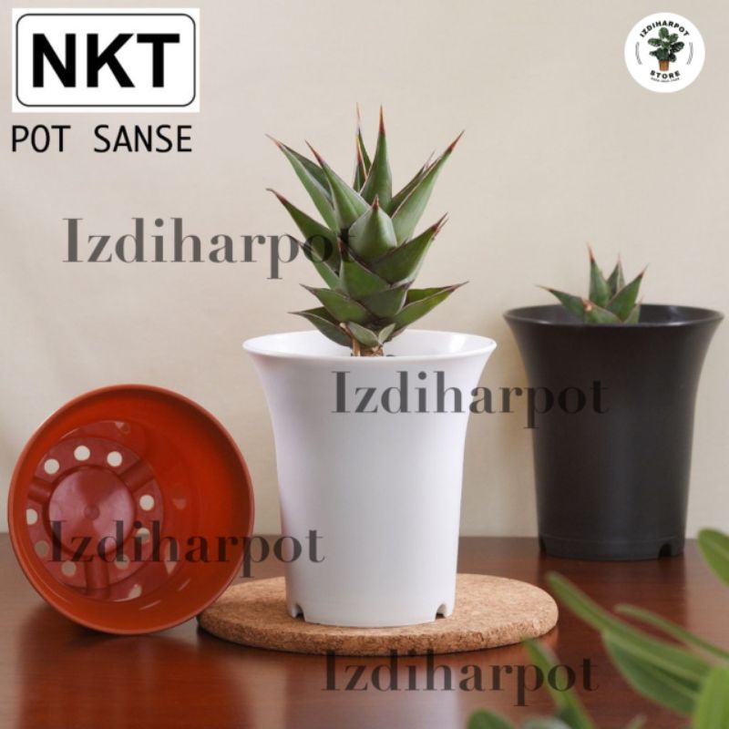 pot bunga tanaman tinggi nkt sanse 14 diameter 12,5 cm - NKT SANSE 14