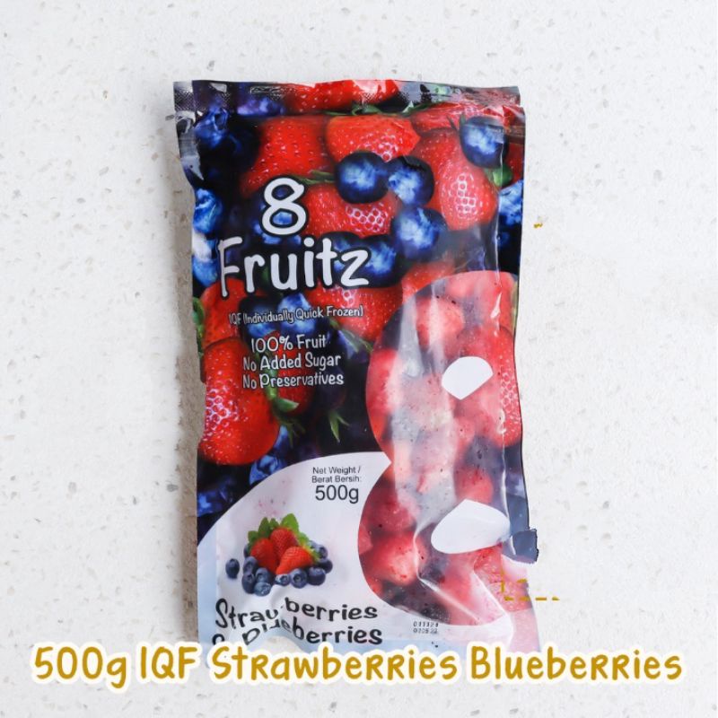 

BUAH STRAWBERRIES & BLUEBERRIES 500 g IMPORT