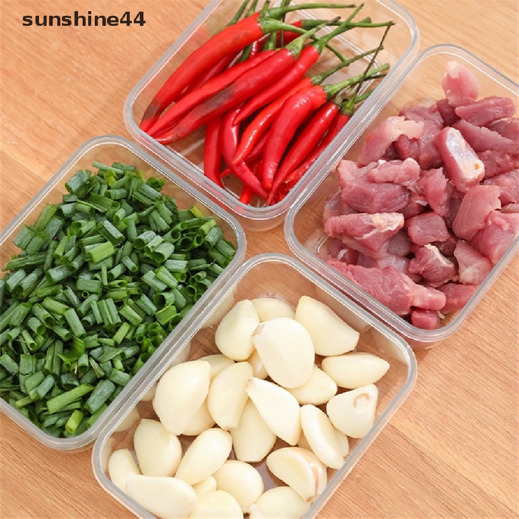 Sunshine Kotak Makan Siang Organizer Buah / Daging Tetap Segar Untuk Kulkas