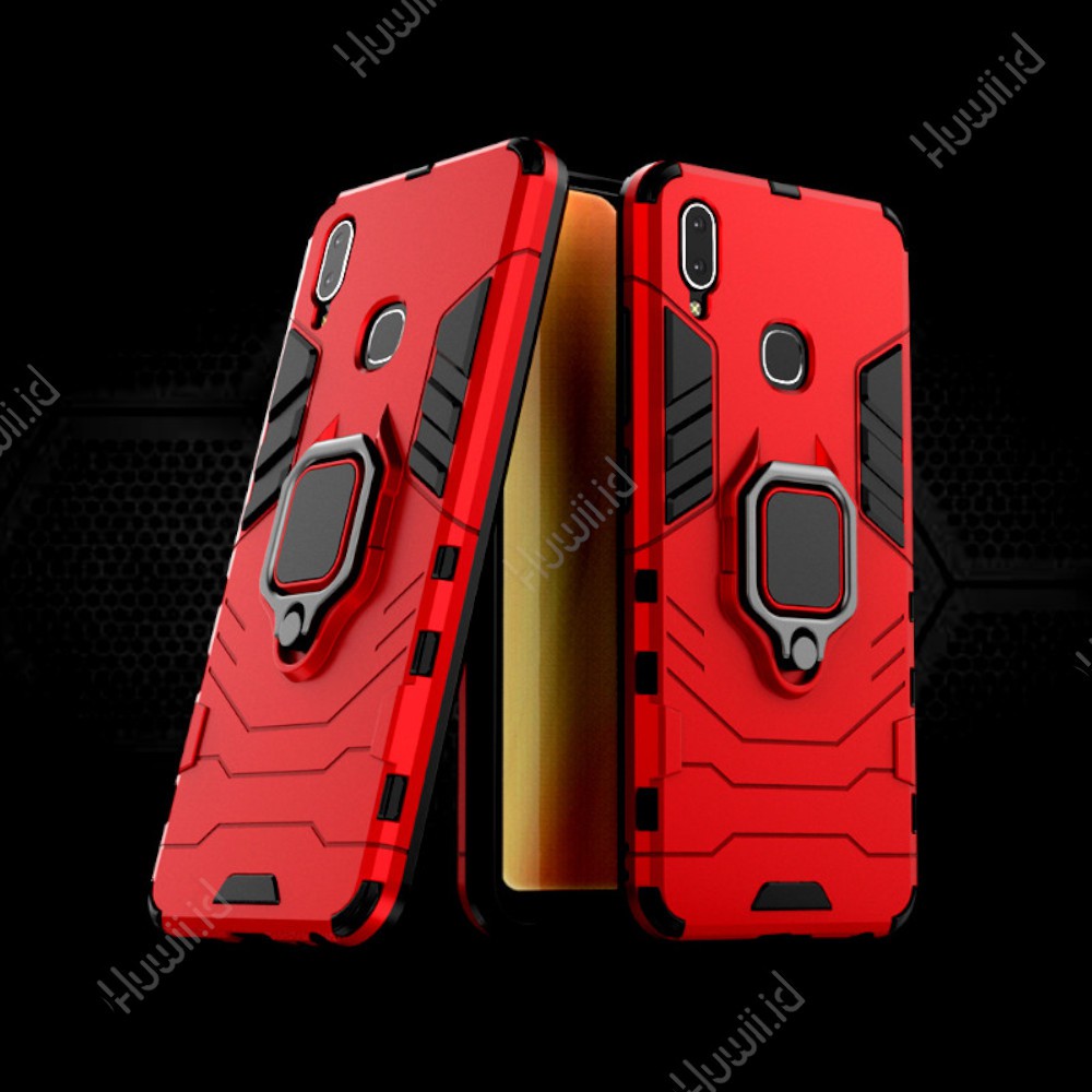 Robot Magnet Ring Hard Soft Case ASUS Zenfone 4 5 5z 6 6s 6z Go C B Live Max Pro Plus S L1 L2 M1 M2