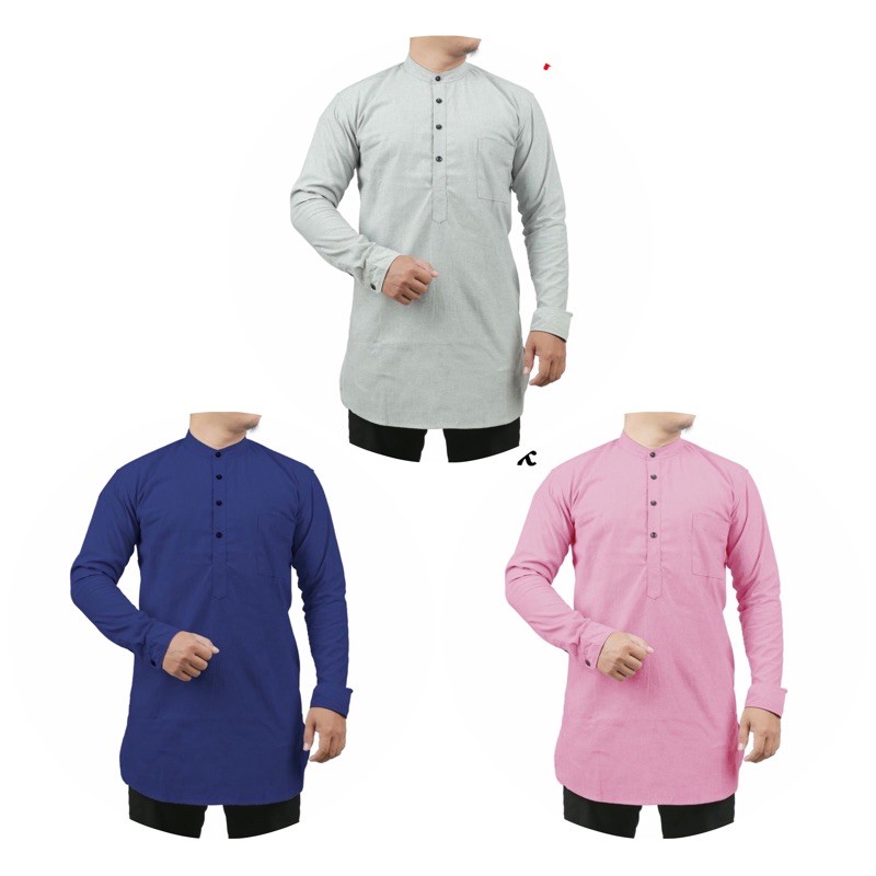 Baju koko Kurta pakistan lengan panjang