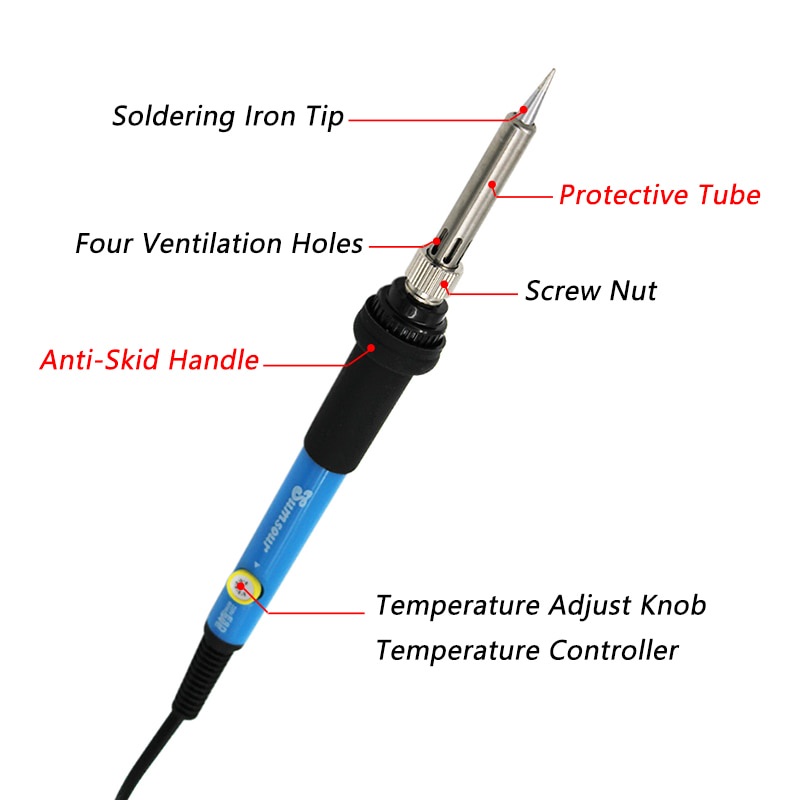 [ORIGINAL 100%] SOLDER SET IRON ADJUSTABLE TEMPERATURE 60W