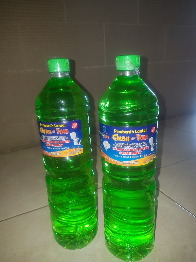 Clean Texs Pembersih Kerak Kamar Mandi Kemasan 1.5 Liter / Wajib Buble Wrap