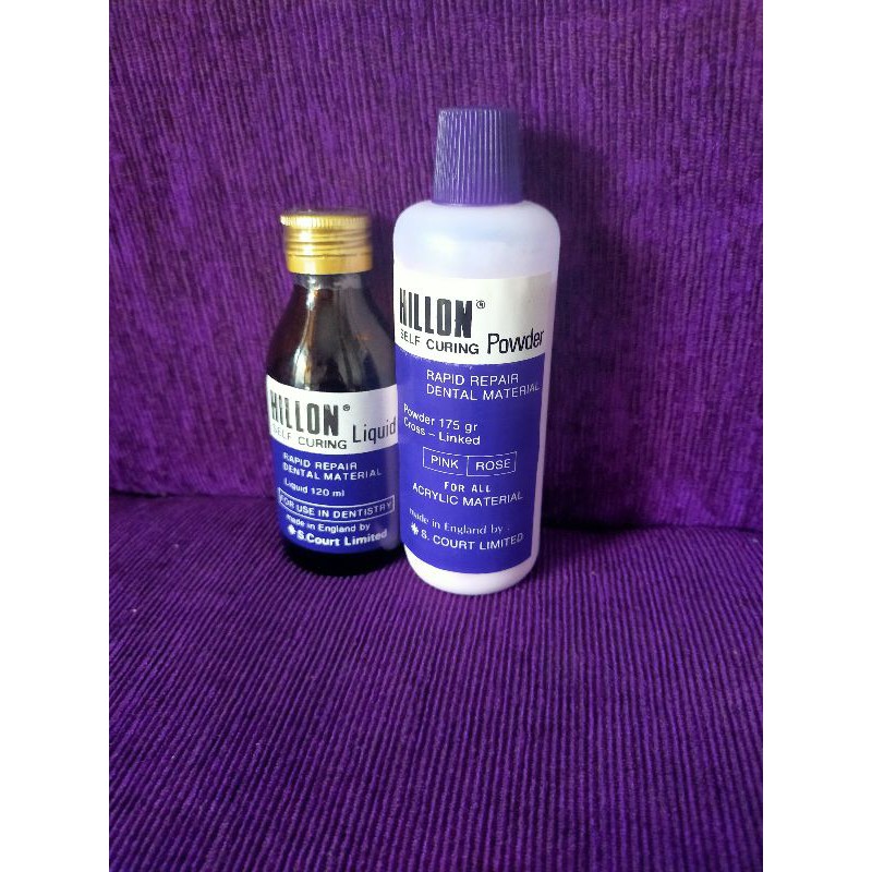 hillon 1paket bahan untuk gigi palsu acerelyc