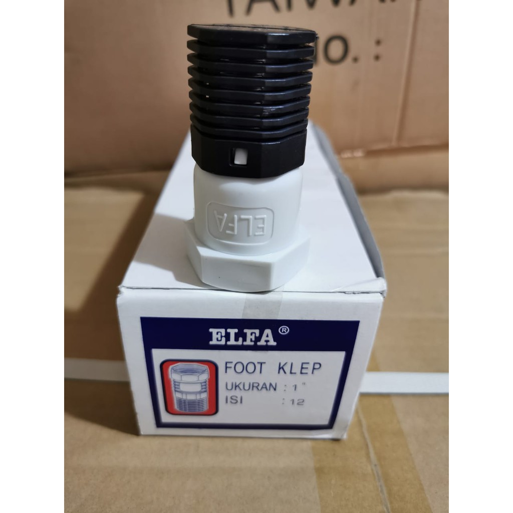 Foot Klep 1 inch ELFA Valve PVC Filter Saringan Penampungan