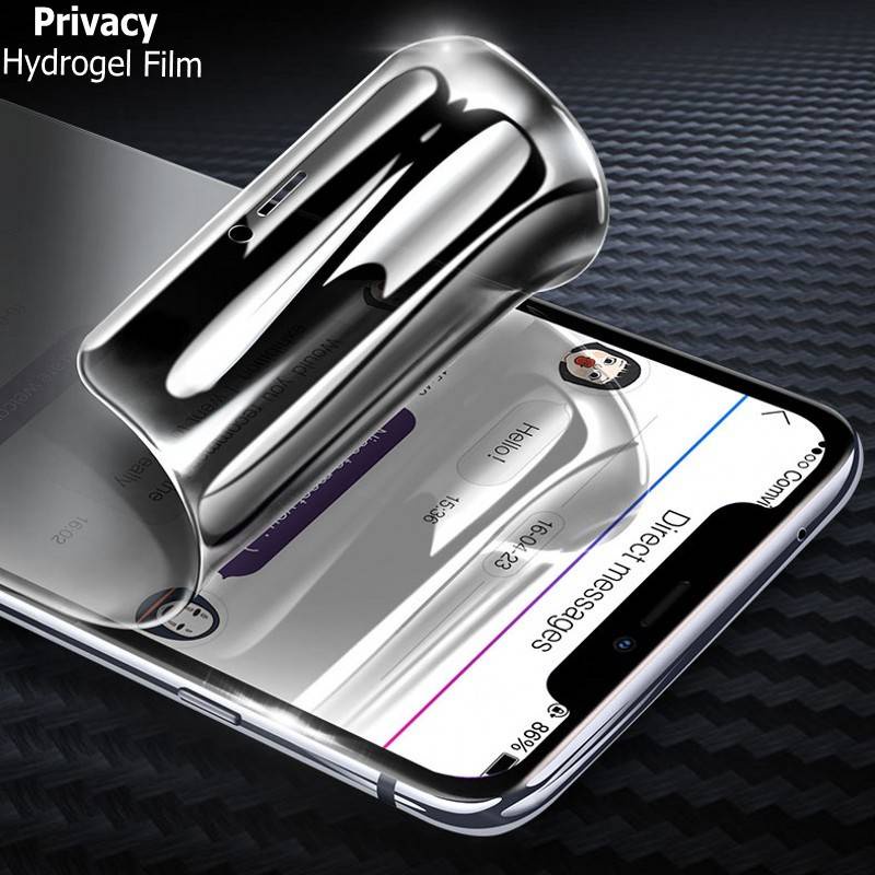 3D Curved Privacy Anti Glare Hydrogel Film for Apple iPhone IPhone 11 12 Pro Max Mini Anti Spy Screen Protector for iphone 7 8 Plus X XS Max XR SE 2020