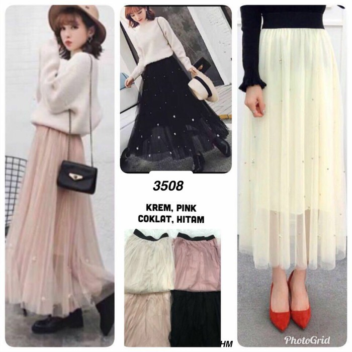 rok tutu mutiara import 3508