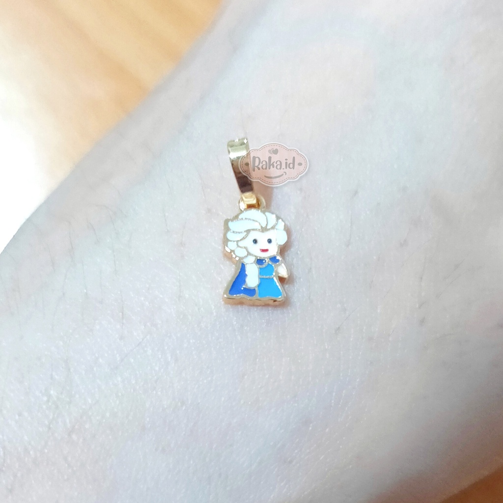 Liontin Elsa Frozen Gold Perhiasan Cantik Wanita Lapis Emas 18k 827