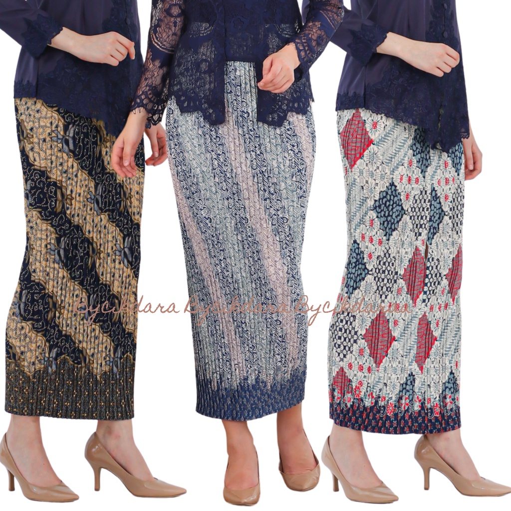 Pleated Skirt Batik | Frisket | Prisket | Plisket | Bukan Pario | Plated Skirt | kain batik plated | ironless| Bysierra butik