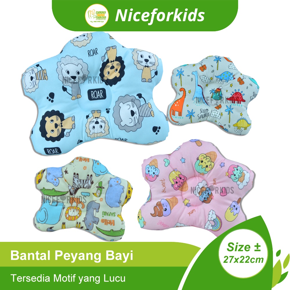 Bantal Peyang Bayi Karakter Lucu / Bantal Peyang Khusus Bayi