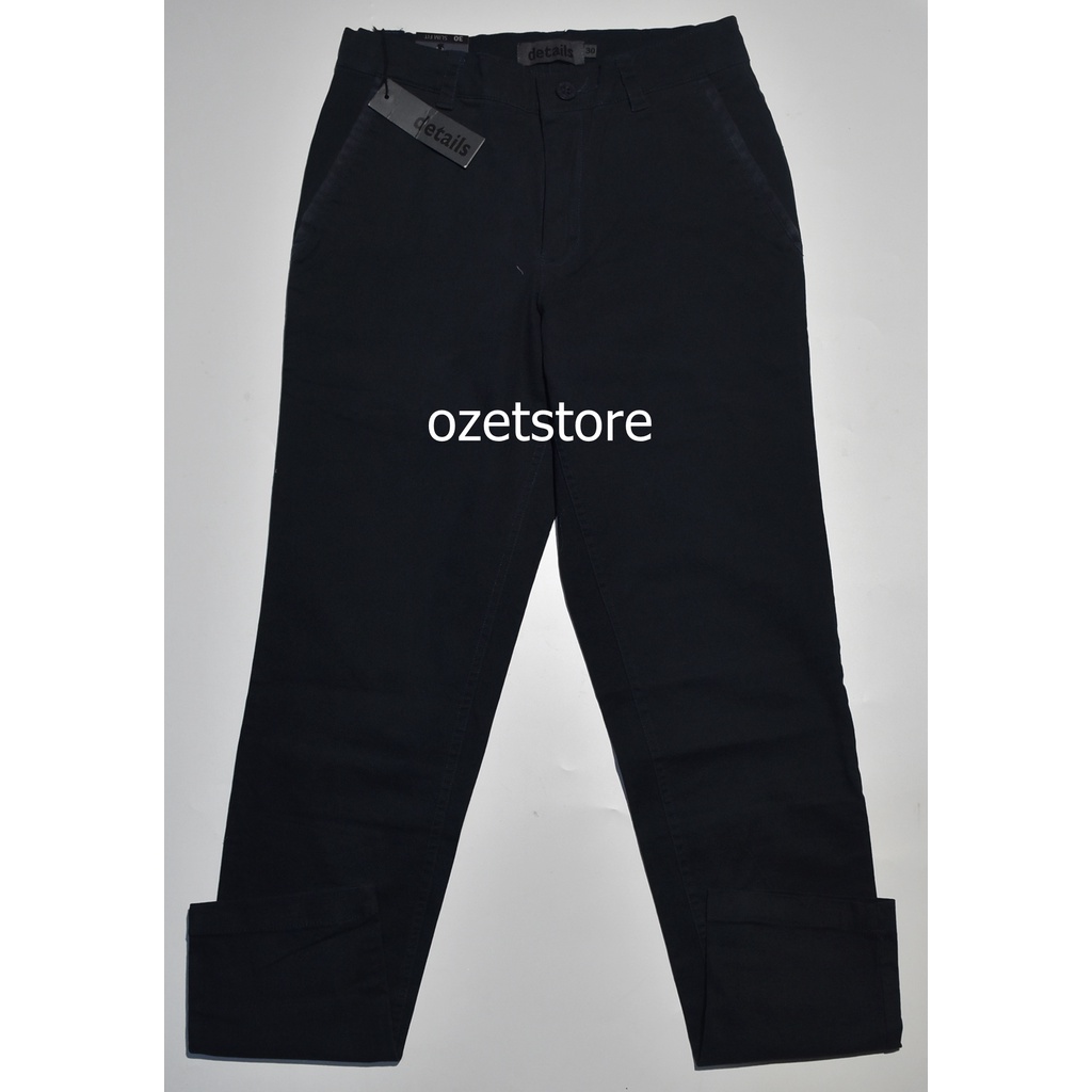 Celana Panjang Pria Details Navy Slimfit CPD14 ORIGINAL