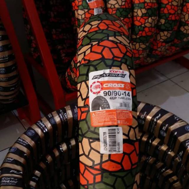  BAN  CORSA  CROSS S 90 90 RING  14  TUBLLES DUAL PURPOSE 