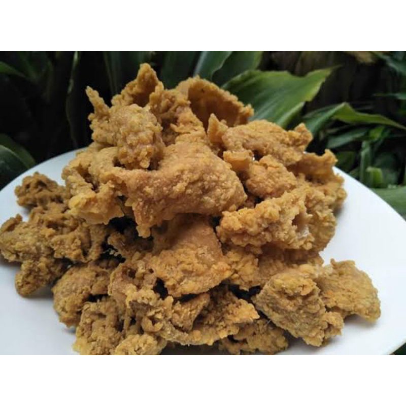 

keripik kulit ayam cemilan murah Snack kulit ayam gurih dan renya