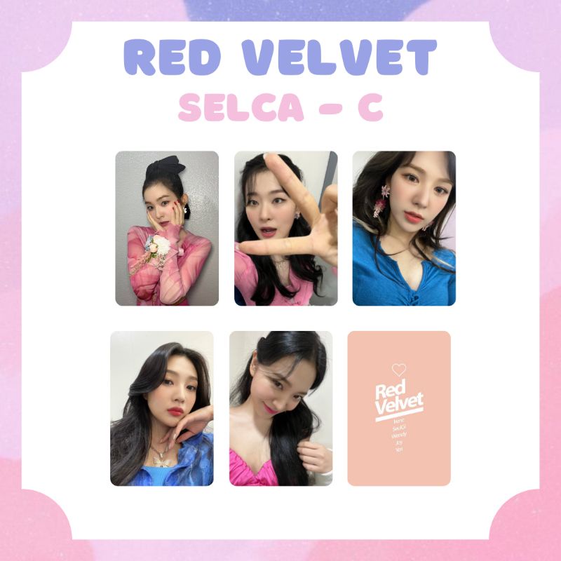 [RED VELVET] PHOTOCARD SELCA RED VELVET IRENE SEULGI WENDY JOY YERI ‼️ BACA DESKRIPSI ‼️