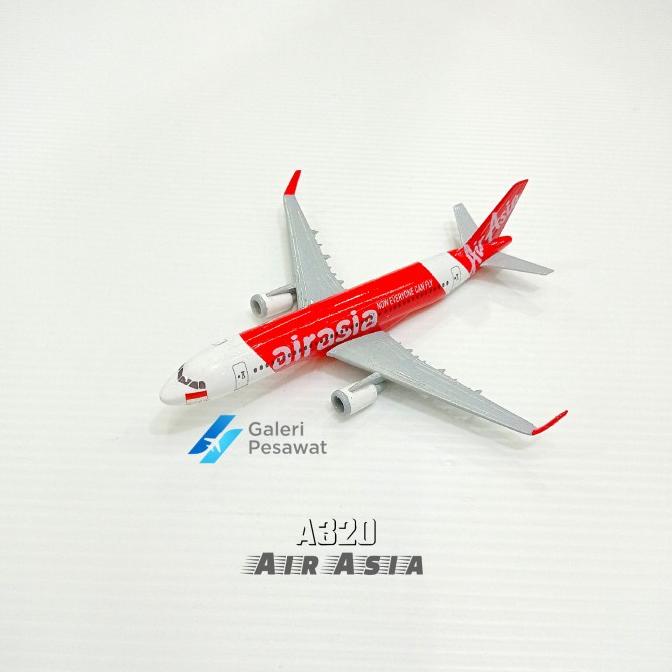 Replika Miniatur Pesawat AIR ASIA