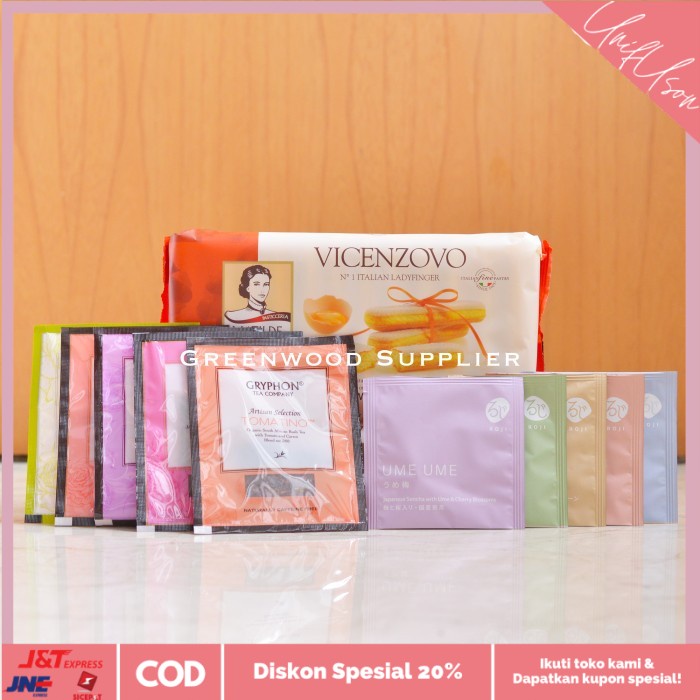 

⭐COD⭐ Premium Artisan Tea 35 Sachet - Bonus Lady Finger - Gryphon Set