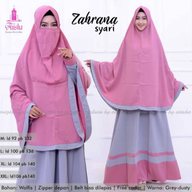 Gamis zahrana syari