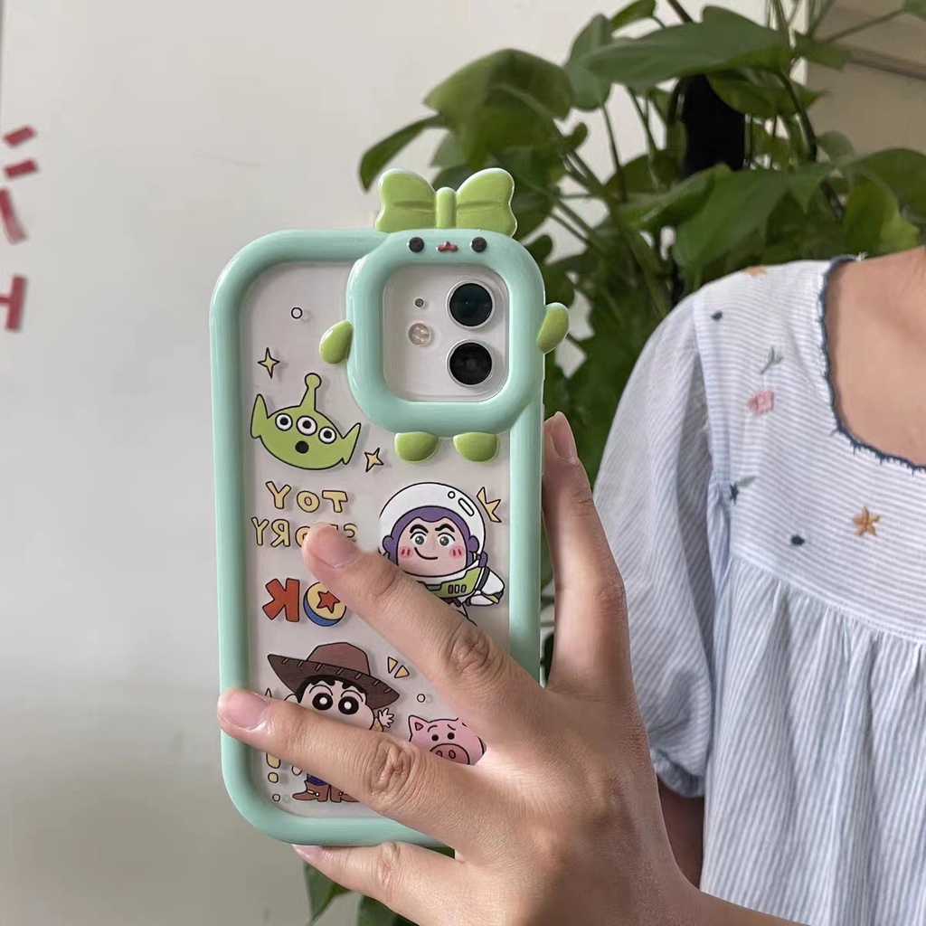 Ins Soft Case TPU Motif Buzz Lightyear Untuk iPhone 14 14pro 14max 14prm 13 13pro 13pro 11 6splus 7Plus 8Plus Xr XS 13 12pro Max