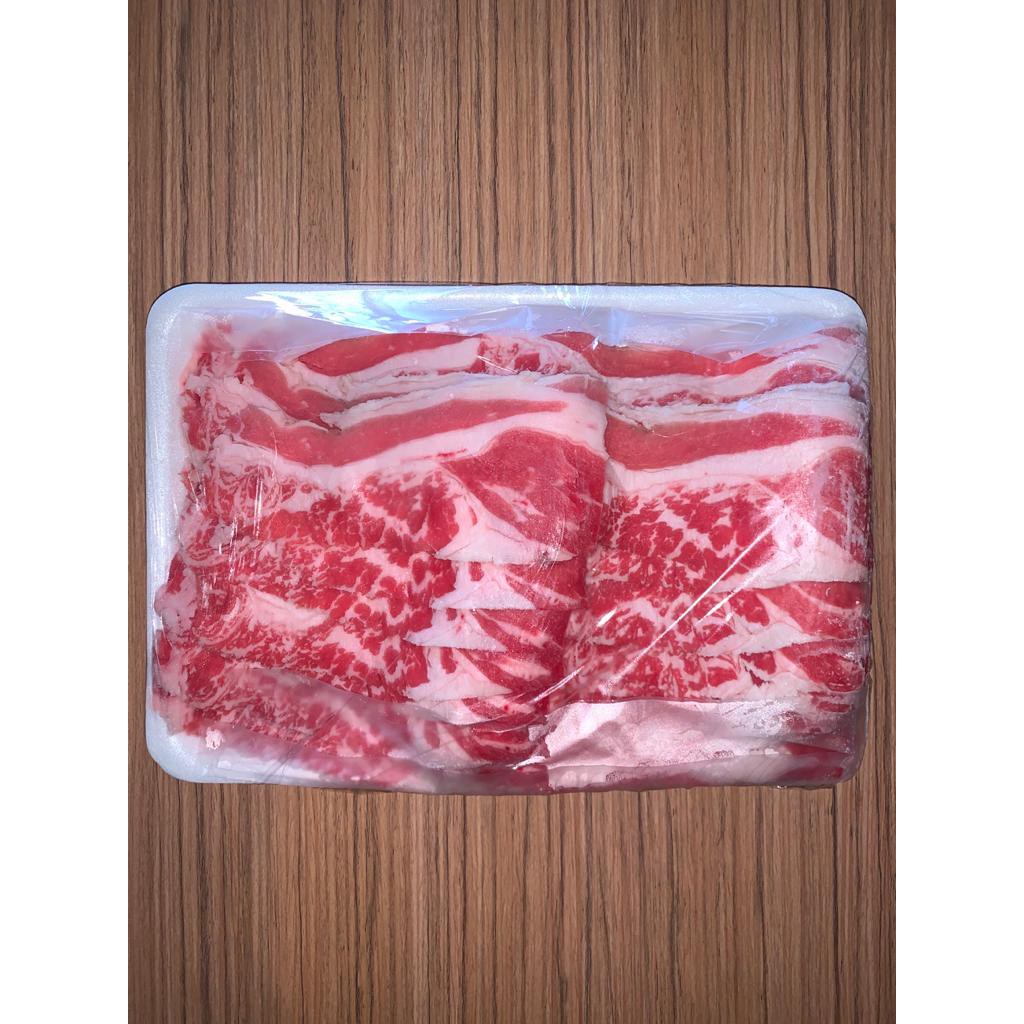 Daging Sapi Import Shortplate Usa Daging Bbq Shabu Shabu Yoshinoya 500g Shopee Indonesia