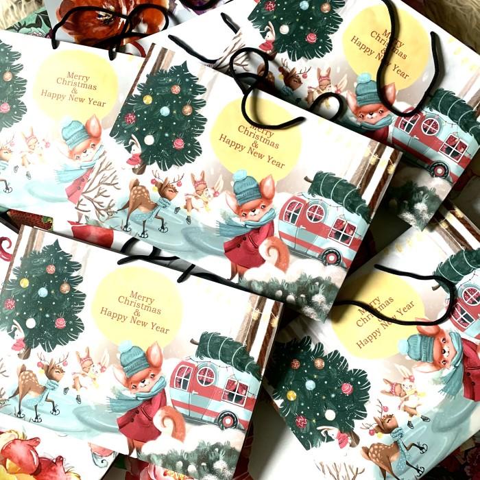 

Paper Bag Christmas Jumbo/Tas Kado/Goodie Bag Kertas/Tas Goofie Bag 042
