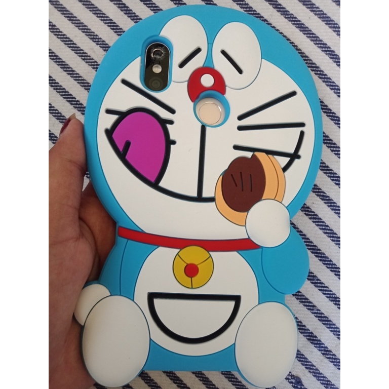 REDMI NOTE 5 PRO CASE 3D BONEKA DORAEMON/BUMPER CASE DORAEMON