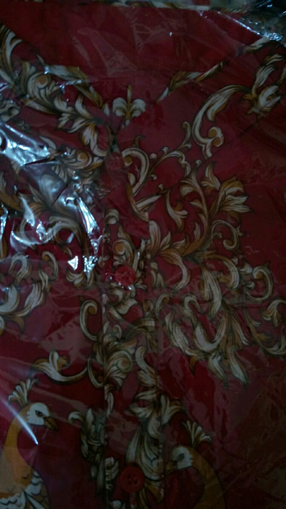 Kemeja Batik Lengan Panjang Bahan Katun Stretch Slim Fit, 021p Nn#