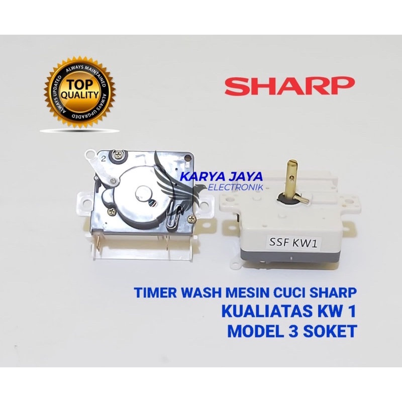 Timer wash mesin cuci sharp 3 soket / Timer pencuci sharp