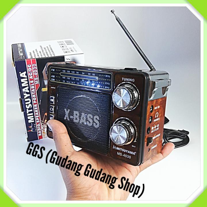 Radio FM AM SW Plus Senter LED - Speaker USB dan Memori