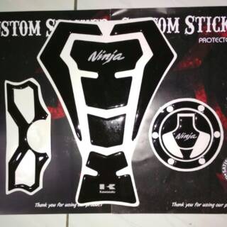  Stiker  timbul  Ninja 250 Mono fairing Lengkap tankpad 