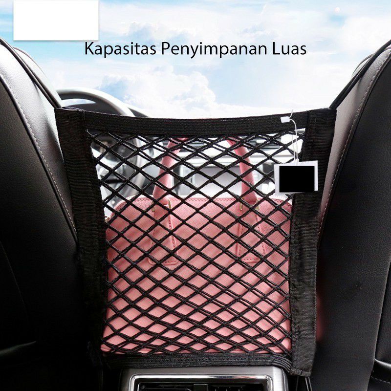 ~ PIYOSHI08 ~ Car Net Storage / Jaring Tempat Penyimpanan Di Mobil PR24