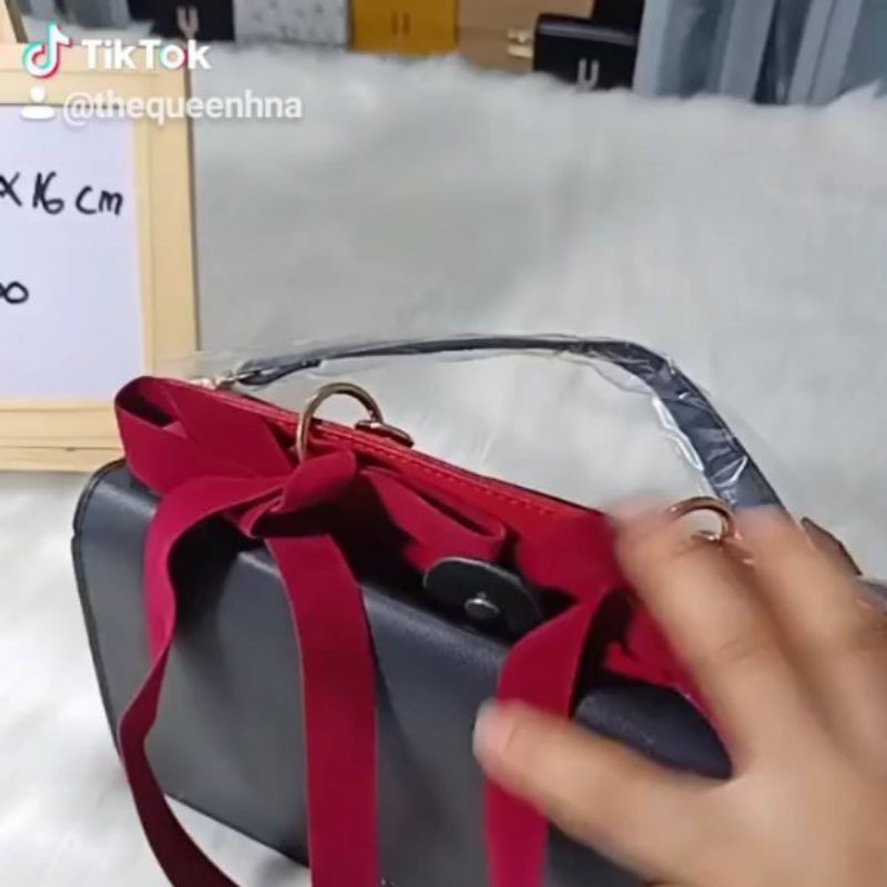 TAS WANITA IMPORT TAS PITA DOUBLE