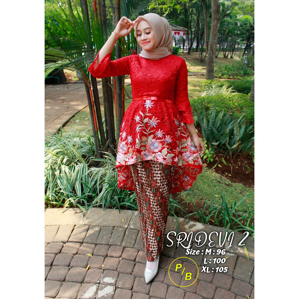 KEBAYA AURORA BORDIR - BRUKAT BORDIR SRIDEVI - BAJU KEBAYA AURORA - KEBAYA MODERN - BAJU BRUKAT HQ