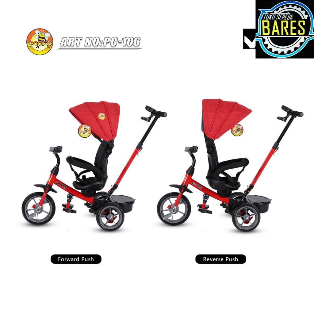 Sepeda Roda Tiga Anak Pacific JR PC-106 / Tricycle