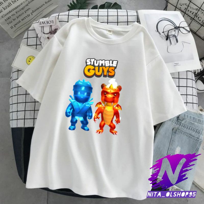 kaos stumble guys ninja dragon baju anak stumble guys spesial