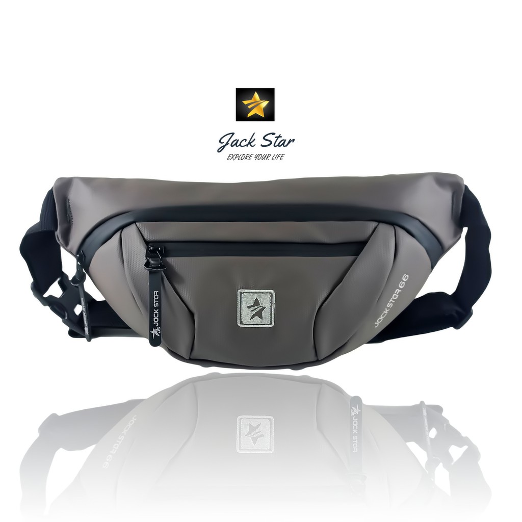 Waist Bag Anti Air Jack Star 66 / Waistbag  Pria Wanita Tas Slempang Distro Tas Selempang Terlaris