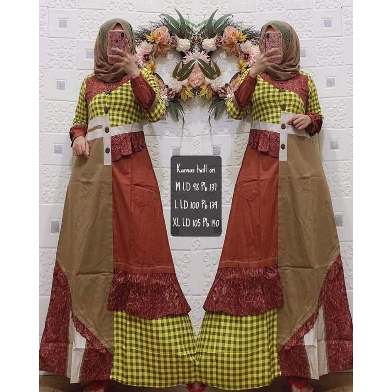 SALE  gamis inayah premium / gamis inayah kotak rep