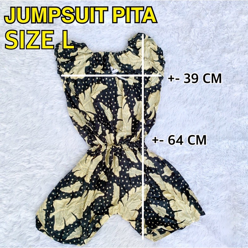 JUMPSUIT RAYON SIZE L / TERUSAN CELANA BAJU ANAK BAYI CEWEK PEREMPUAN / BATIK MOTIF CANTIK MURAH