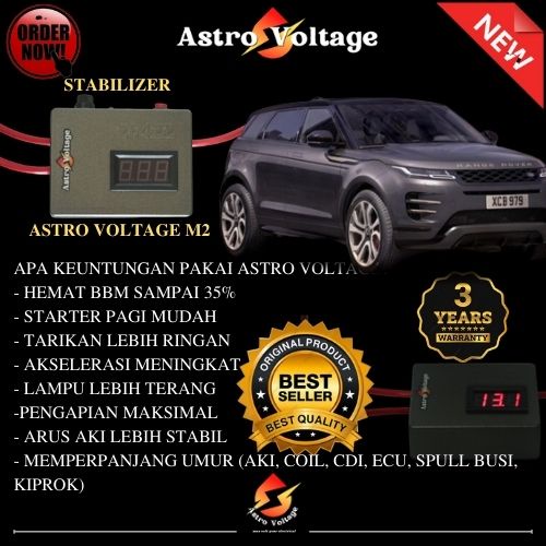 Stabilizer Aki Accu Mobil Penghemat Bbm Astro Voltage M2 Original