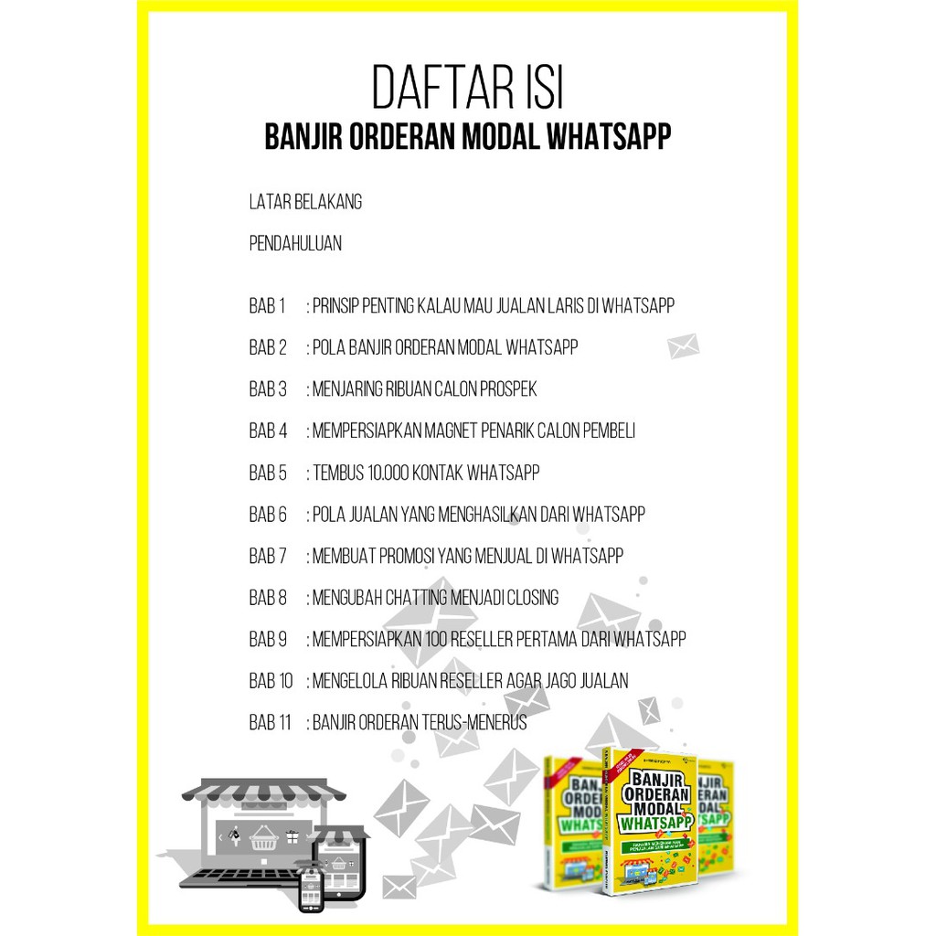 Buku Bisnis Banjir Orderan Modal Whatsapp