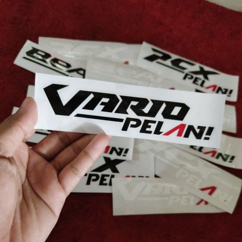 STIKER STICKER BEAT pelan, PCX pelan, VARIO pelan