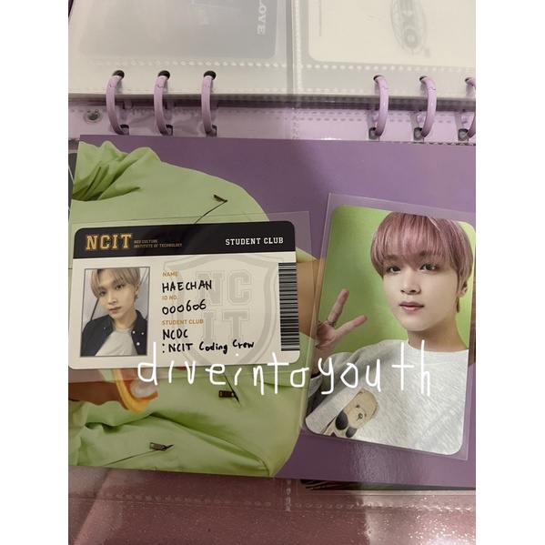 [TAKE ALL] Haechan ncit student card slowacid autumn