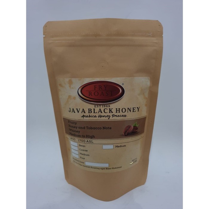 

(BISA COD) KOPI ARABIKA JAVA BLACK HONEY 200 GRAM BIJI DAN BUBUK - BIJI