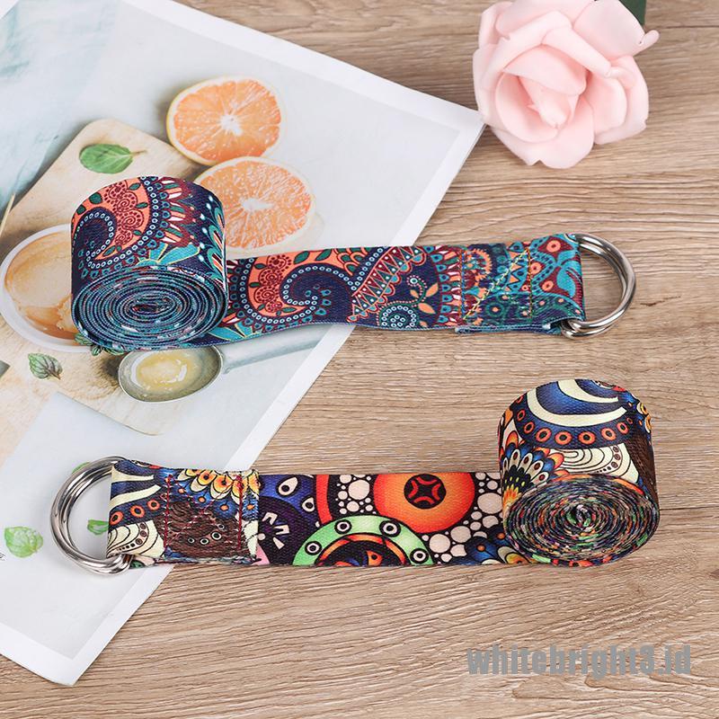 Strap Yoga Adjustable Motif Print Warna-Warni Bisa Dicuci